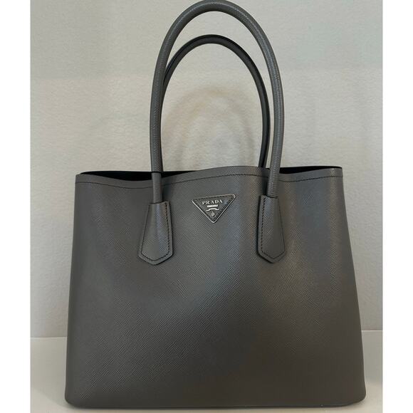 Prada Handbags - Prada Double Medium Saffiano Leather Bag *Authentic*